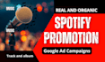 do spotify music promotion with ads campaign