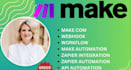 set up make com automation api integration zapier made com