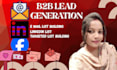 do b2b lead generation and find valid emails from linkedin