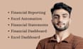 build automated financial statements and reports in excel or google sheets