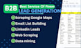 do targeted lead generation and web scraping