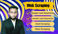 do web scraping, online research data mining,  and typing