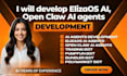 develop elizaos ai, open claw ai agents
