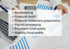 audit financial statements and funds