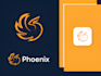 design new stylish mascot phoenix logo with express delivery