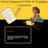 write 10 insight full comments on your blogs and website
