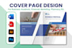 design custom report cover page, proposal cover, book cover, and layout