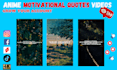 create the most viral anime motivational quotes videos