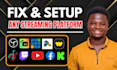 setup or fix streamlabs obs studio vmix for twitch whatnot youtube kick tiktok