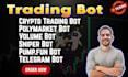 create ai openclaw, polymarket bot, kalshi bot, crypto trading bot, volume bot