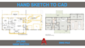 convert your hand sketch into dwg