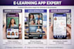 develop learning app, language learning app, online course website