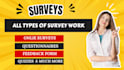 design responsive online form quiz survey using jotform, google forms, typeform
