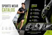 design sports catalog, brochure