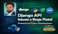 fix python django API issues and bugs professionally