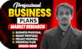 write a business plan and financial model for fundraising