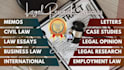 conduct legal research and draft comprehensive memos