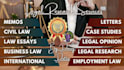 conduct legal research and draft comprehensive memos