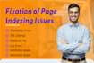 solve page indexing issues,optimize XML sitemap, robotstxt,404s and broken links
