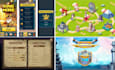 do perfect 2d game UI and assets