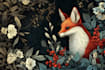 draw an animal and botanical illustration