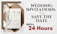 design elegant wedding invitations in 24hours