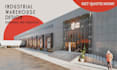 design warehouse industrial buildings walkthrough animation