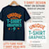 design unique  t shirt graphics for print on demand and merch