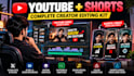 edit youtube videos, shorts and reels for your creator brand