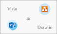 edit and create diagrams in visio and drawio