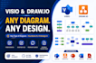 create and edit professional diagrams in visio and drawio