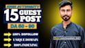 do guest post, guest posting with do follow, high da guest post seo backlinks