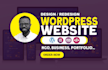 do website development and web design with wordpress
