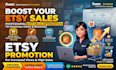 promote your etsy store to increase traffic and sales