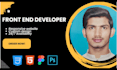 design fully responsive HTML CSS bootstrap website
