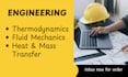 help in thermodynamics and fluid mechanics problems