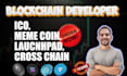 create presale website, launchpad, meme coin and ore supply