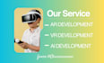 develop an ai powered ar VR learning platform with 3d virtual assistant