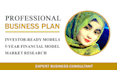 write an investor ready business plan and deck