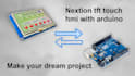 do nextion tft display gui design and communicate with arduino