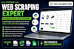 do python web scraping and deliver clean data