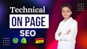 do onpage SEO and technical optimization for websitess