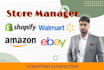 be your virtual assistant for amazon, ebay, and shopify