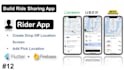 build taxi booking app and ride sharing app, uber app