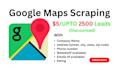 create a list of leads with google maps scraping