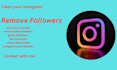 remove fake,ghost follower and do unfollow