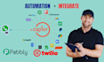 setup zapier automation, pabbly connect integration twilio sms, a2p 10dlc, ivr