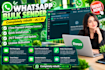 create whatsapp bulk sender marketing with aibot