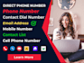 direct phone number, mobile numbers, dial number, cell phone