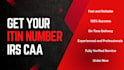 get your itin number as irs caa